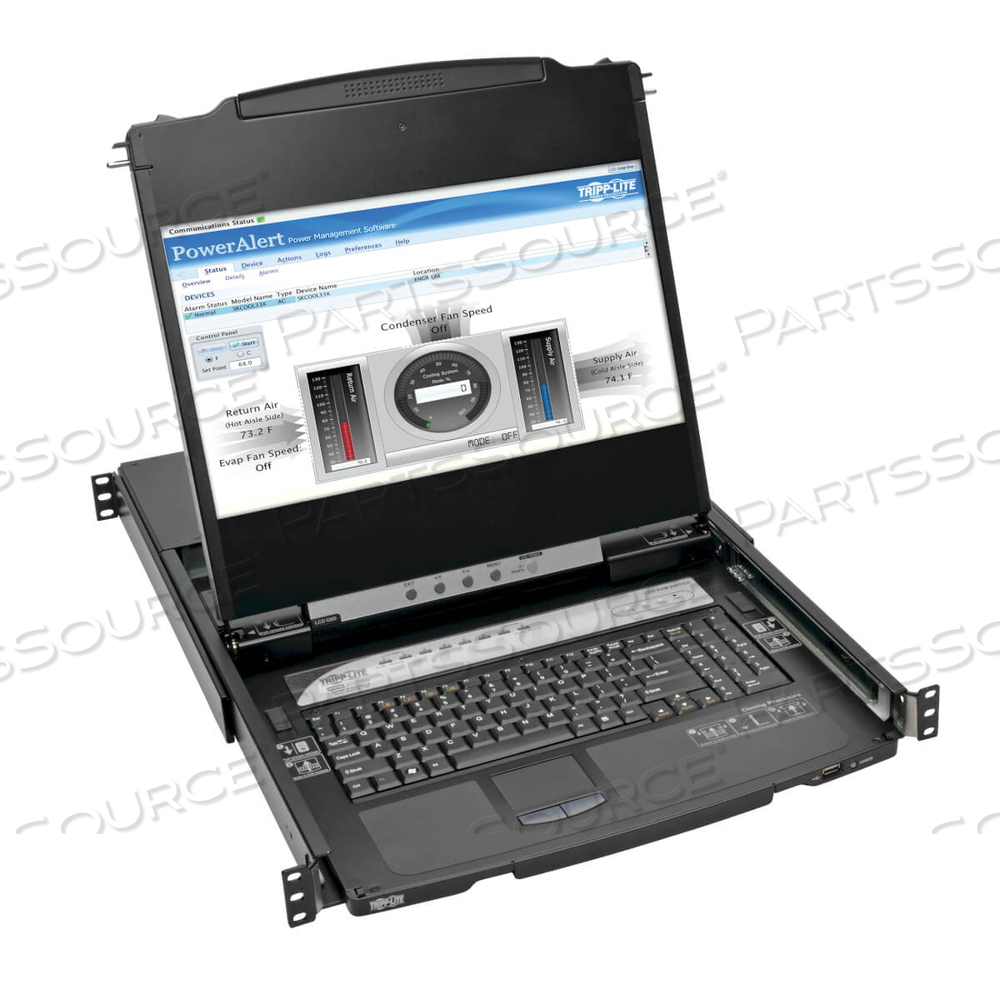 8PORT RACKMOUNT CONSOLE HDMI KVM SWITCH 17" LCD IP REMOTE ACCESS by Tripp Lite