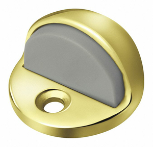 DOME DOOR STOP SATIN CHROME DIA. 2 IN by Rockwood