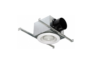 WHITE PLSTIC/METAL 7.5 DIA HAL VENT LIGT by S&P USA Ventilation Systems