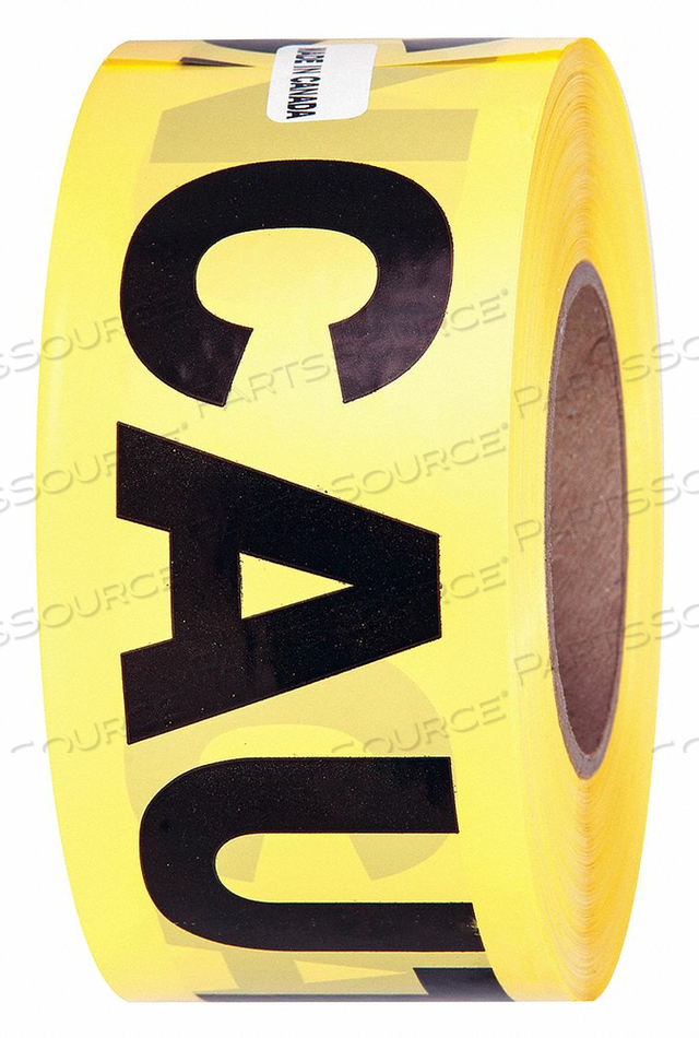BARRICADE TAPE CAUTION YLLW ROLL 3 by Quest Brands Inc. BARRICADE TAPE CAUTION YLLW ROLL 3 by Quest Brands Inc.