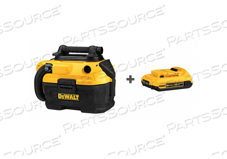 CORDLESS HANDHELD VAC 5 LB. 2 GAL. by DeWalt CORDLESS HANDHELD VAC 5 LB. 2 GAL. by DeWalt
