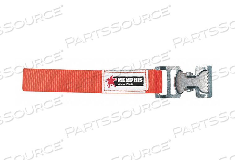 GLOVE CLIP 12 IN L X 1-1/2 IN D ORANGE by MCR Safety