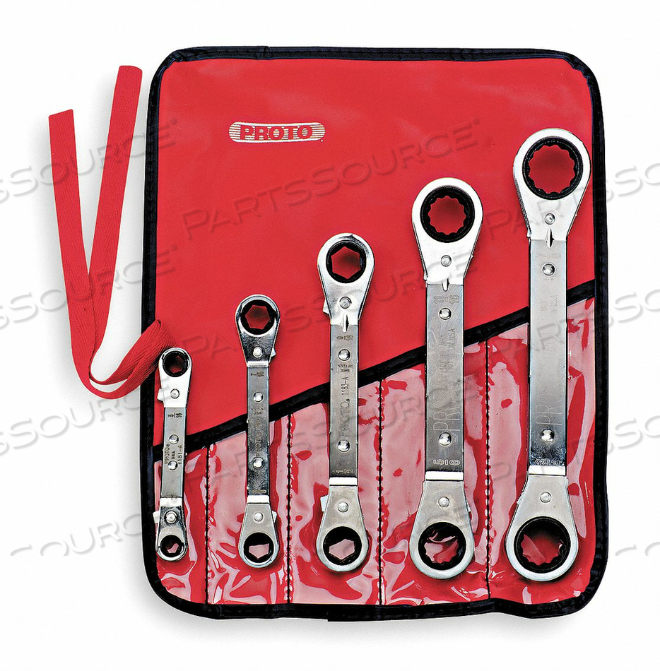 BOX END WRENCH SET 5 PIECES 6 12 PTS by Proto BOX END WRENCH SET 5 PIECES 6 12 PTS by Proto