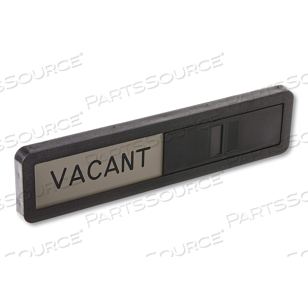VACANT/IN USE SIGN, IN-USE, VACANT, 2.5 X 10.5, BLACK/SILVER by HeadLine Sign VACANT/IN USE SIGN, IN-USE, VACANT, 2.5 X 10.5, BLACK/SILVER by HeadLine Sign