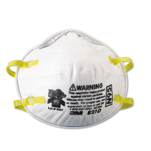 LIGHTWEIGHT PARTICULATE RESPIRATOR 8210, N95, STANDARD SIZE by 3M Consumer LIGHTWEIGHT PARTICULATE RESPIRATOR 8210, N95, STANDARD SIZE by 3M Consumer