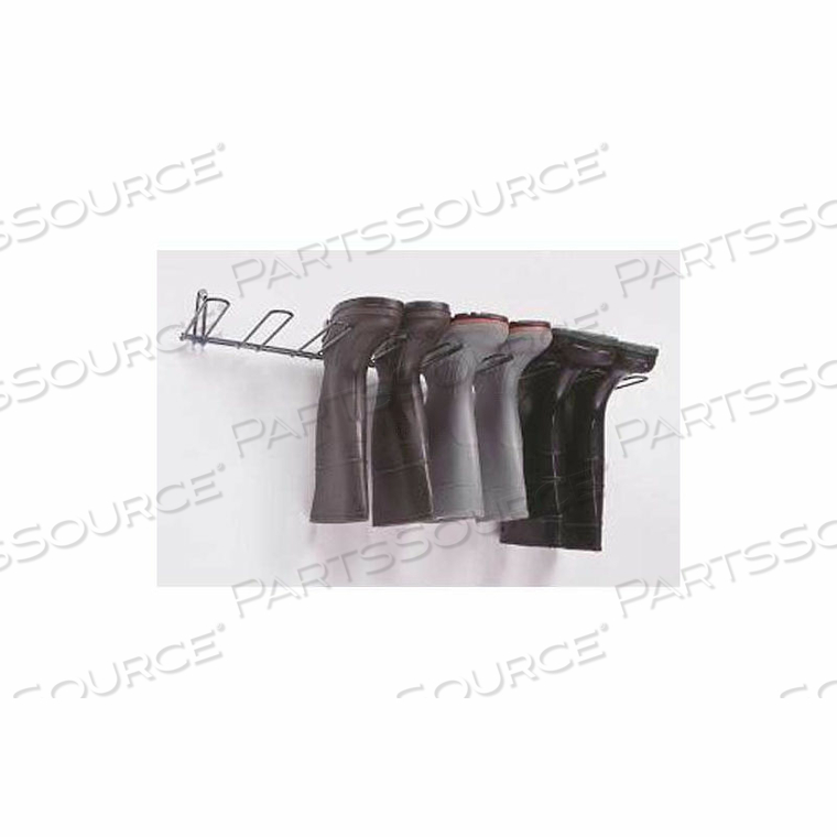 4 PAIR BOOT RACK, STAINLESS STEEL, 10-1/2"L by Horizon Mfg Enterprises, Inc