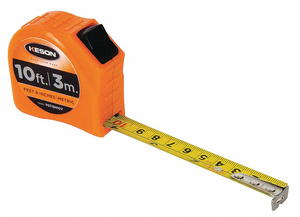 TAPE MEASURE 5/8 IN X 10 FT/3M ORANGE by Keson