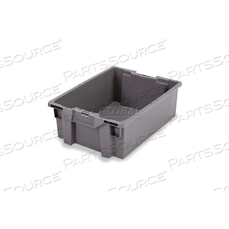 ORBIS STACK-N-NEST PALLET CONTAINER - 23-5/8 X 15-3/4 X 7-1/8 GRAY by Lewisbins ORBIS STACK-N-NEST PALLET CONTAINER - 23-5/8 X 15-3/4 X 7-1/8 GRAY by Lewisbins