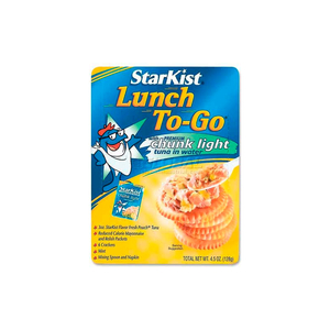 STARKIST LUNCH TO-GO TUNA KIT, CHUNK LIGHT, 4.5 OZ, 12/CARTON by Marjack