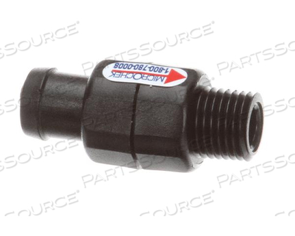 VALVE, CHECK, 1/4 NPT/ 1/2 B by Vulcan Technologies