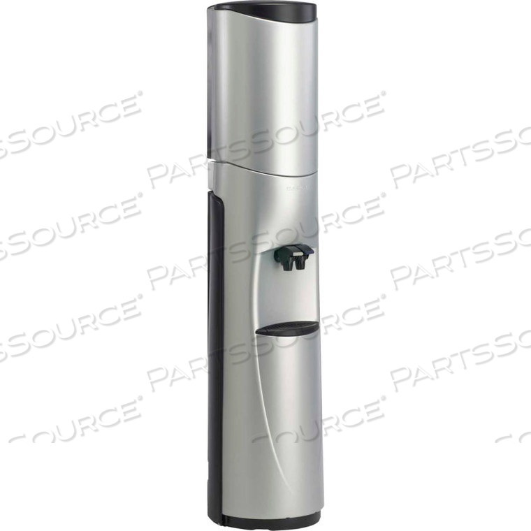 AQUAVERVE BOTTLELESS PACIFIK MODEL COMMERCIAL COLD WATER COOLER W/ FILTRATION - SILVER W/ BLACK TRIM by Elite Holdings Group AQUAVERVE BOTTLELESS PACIFIK MODEL COMMERCIAL COLD WATER COOLER W/ FILTRATION - SILVER W/ BLACK TRIM by Elite Holdings Group