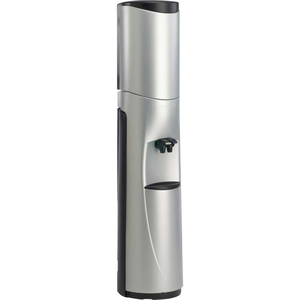 AQUAVERVE BOTTLELESS PACIFIK MODEL COMMERCIAL COLD WATER COOLER W/ FILTRATION - SILVER W/ BLACK TRIM by Elite Holdings Group