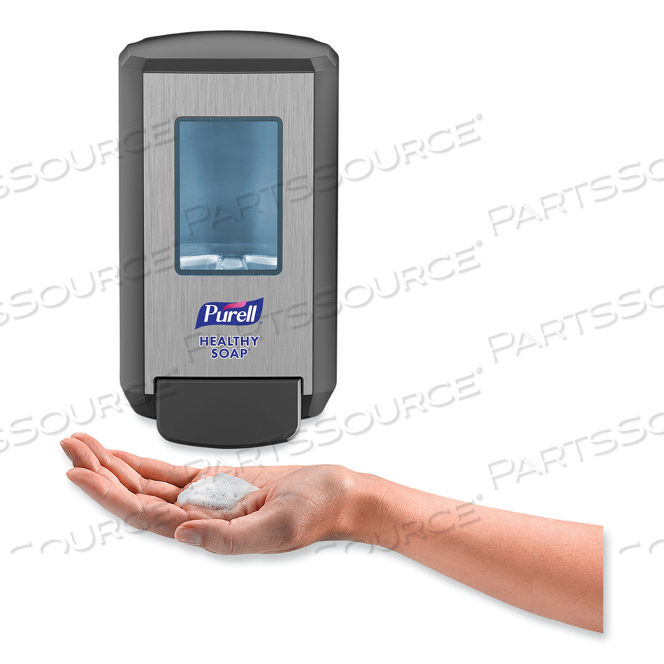 CS4 SOAP PUSH-STYLE DISPENSER, 1,250 ML, 4.88 X 8.8 X 11.38, GRAPHITE by Purell CS4 SOAP PUSH-STYLE DISPENSER, 1,250 ML, 4.88 X 8.8 X 11.38, GRAPHITE by Purell