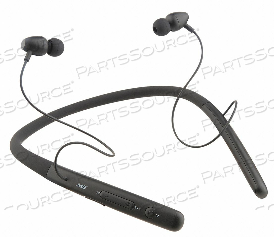 EARBUD NECKBAND BLUETOOTH PLASTIC BLACK by MobileSpec EARBUD NECKBAND BLUETOOTH PLASTIC BLACK by MobileSpec