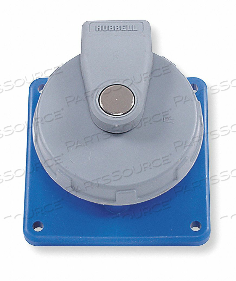IEC PIN AND SLEEVE RECEPTACLE 60A 600V by Hubbell Incorporated, Wiring Device-Kellums