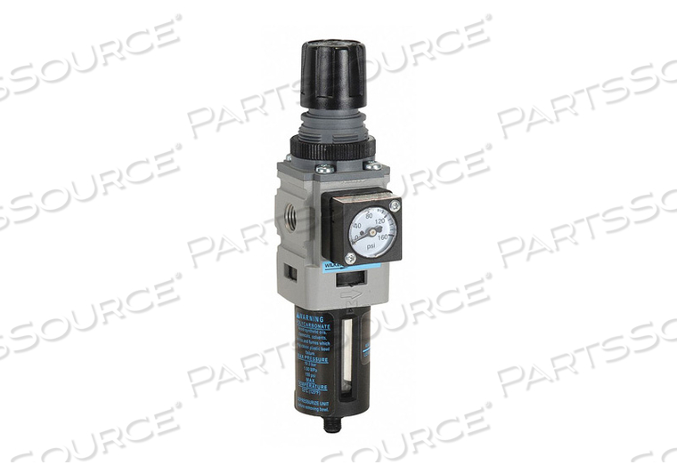 FILTER-REGULATOR MAX INCOMING 250 PSI by Wilkerson