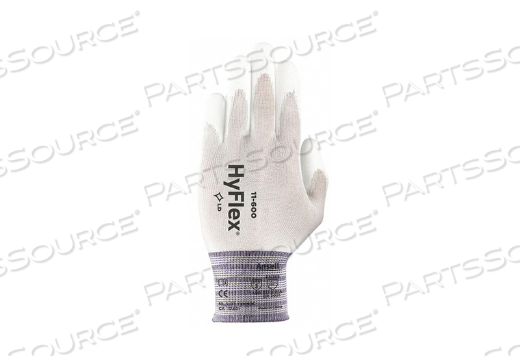 COATED GLOVES PALM AND FINGER WHITE 9 PR by Ansell Healthcare