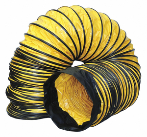 VENTILATION DUCT 12 IN X 15 FT BLK/YLW by Americ