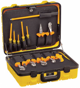 1000V INSULATED UTILITY TOOL KIT IN HARD CASE, 13-PIECE by Klein Tools