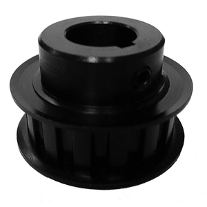 TIMING BELT PULLEYS, FOR L BELT, 1/2 IN BELT WD, 10 TEETH, 3/8 IN BORE, WITH FLANGES, STEEL by B&B Manufacturing TIMING BELT PULLEYS, FOR L BELT, 1/2 IN BELT WD, 10 TEETH, 3/8 IN BORE, WITH FLANGES, STEEL by B&B Manufacturing