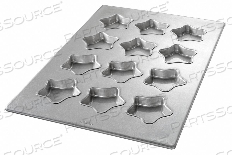MINI STAR MUFFIN PAN 12 MOULDS by Chicago Metallic