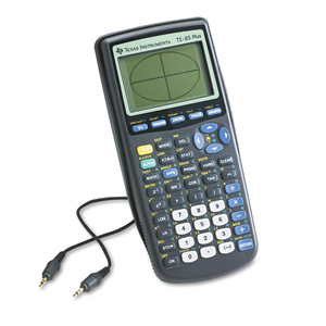 TI-83PLUS PROGRAMMABLE GRAPHING CALCULATOR, 10-DIGIT LCD by Texas Instruments