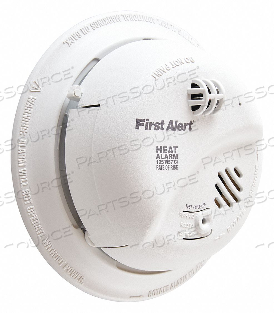 ALARM, HEAT, 120V W/BATTERY BACKUP, 135 DEG F, 18 STATIONS by BRK Brands