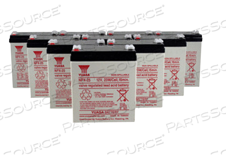 BATTERY, SEALED LEAD ACID, 12V, 5 AH (SET OF 10) 