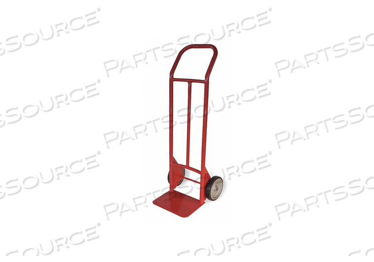 STANDARD STEEL GENERAL PURPOSE HAND TRUCK, LOAD CAPACITY 1,000 LB, OVERALL DEPTH 17 IN, OVERALL HEIGHT 48 IN, OVERALL WIDTH 18 IN, NOSE PLAT by DAYTON ELECTRIC MANUFACTURING CO STANDARD STEEL GENERAL PURPOSE HAND TRUCK, LOAD CAPACITY 1,000 LB, OVERALL DEPTH 17 IN, OVERALL HEIGHT 48 IN, OVERALL WIDTH 18 IN, NOSE PLAT by DAYTON ELECTRIC MANUFACTURING CO