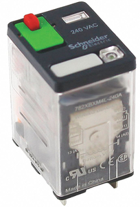 120VAC 15A DPDT PLUG IN RELAY by Schneider Electric