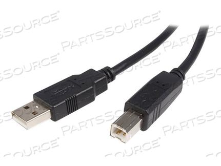 THIS 1FT USB CABLE FEATURES ONE USB A MALE CONNECTOR AND ONE USB B MALE CONNECTO by StarTech.com Ltd.