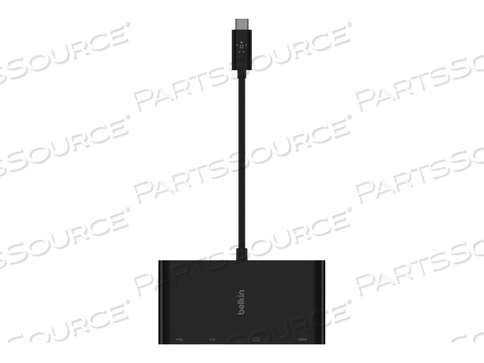 MULTIPORT ADAPTER, USB-C, VGA, HDMI, GIGE by Belkin MULTIPORT ADAPTER, USB-C, VGA, HDMI, GIGE by Belkin