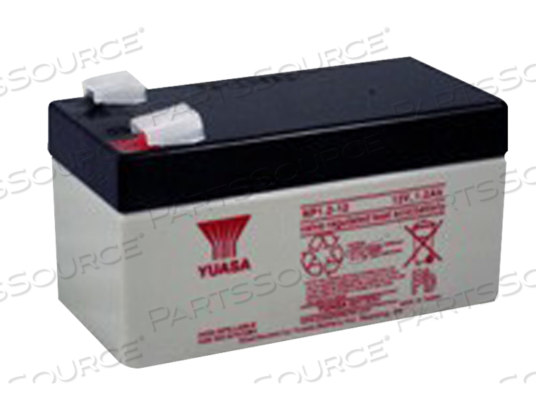 BATTERY, SEALED LEAD ACID, 12V, 12 AH, 0.250 IN 