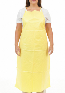 BIB APRON YELLOW 46 IN L PK100 by International Enviroguard