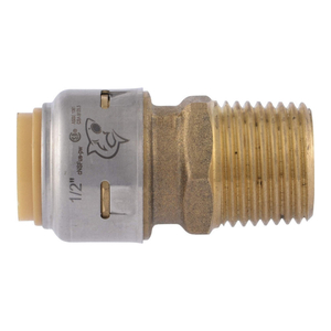 PUSH-FIT ADAPTER STRAIGHT MALE 250 PSI by SharkBite