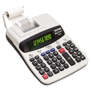 1310 BIG PRINT COMMERCIAL THERMAL PRINTING CALCULATOR, BLACK PRINT, 6 LINES/SEC by Victor Technology, LLC 1310 BIG PRINT COMMERCIAL THERMAL PRINTING CALCULATOR, BLACK PRINT, 6 LINES/SEC by Victor Technology, LLC