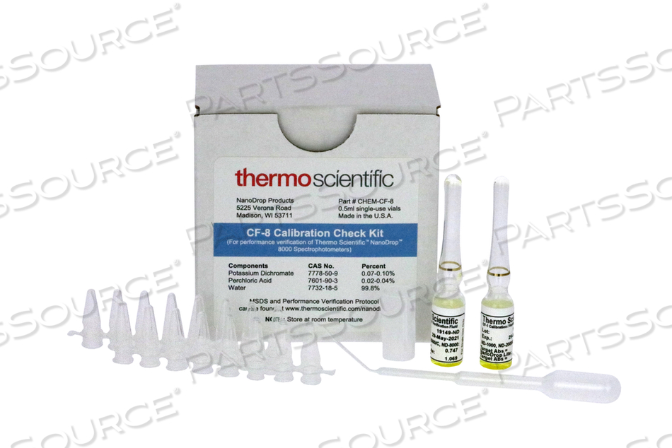 NANODROP CF-8 CALIBRATION CHECK KIT by Fisher Healthcare NANODROP CF-8 CALIBRATION CHECK KIT by Fisher Healthcare