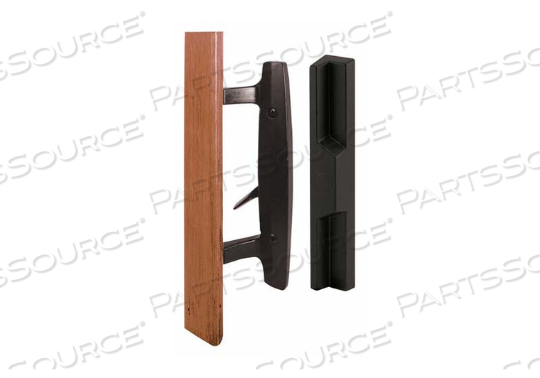PATIO DOOR HANDLE SET DULL by Primeline PATIO DOOR HANDLE SET DULL by Primeline
