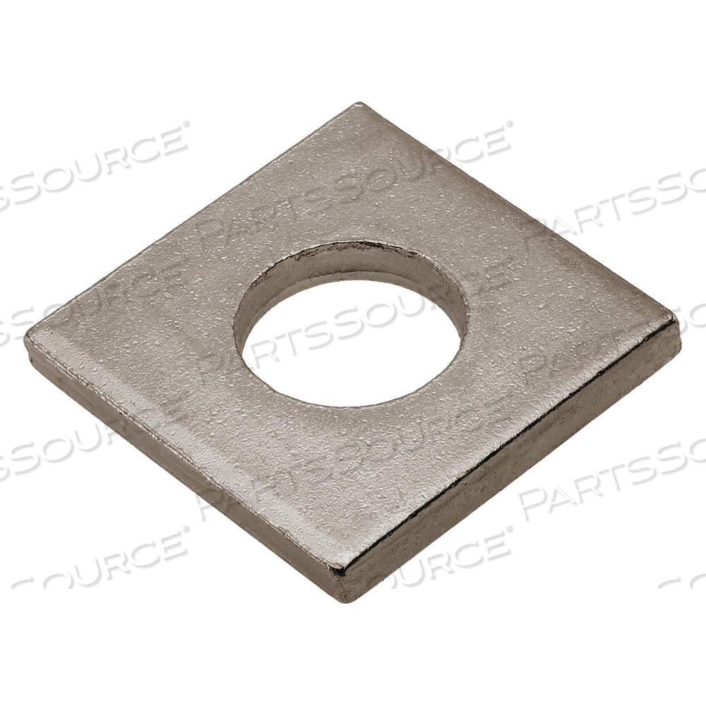 SQUARE WASHER, FOR SCREW SIZE 7/8 IN, STAINLESS STEEL, NOT GRADED, PLAIN, 0.938 IN IN DIA by Approved Vendor