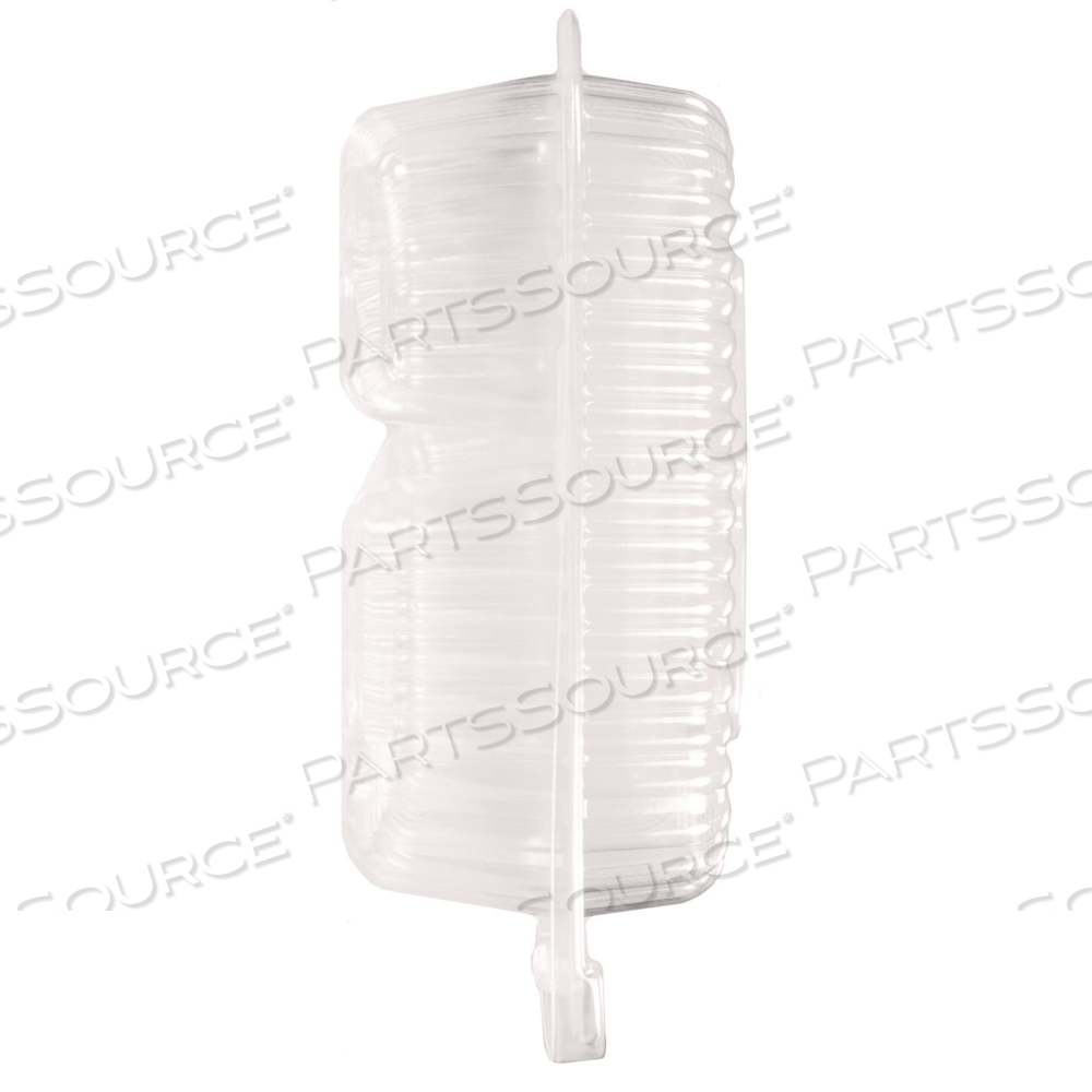 HANDI-LOCK THREE-COMPARTMENT FOOD CONTAINER, 8 X 3 X 8.87, CLEAR, PLASTIC by HFA HANDI-LOCK THREE-COMPARTMENT FOOD CONTAINER, 8 X 3 X 8.87, CLEAR, PLASTIC by HFA