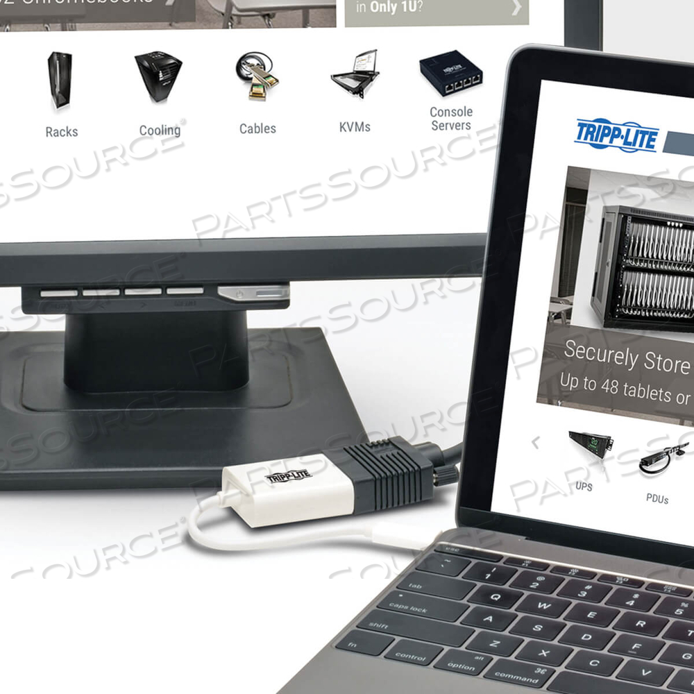USB C TO VGA VIDEO ADAPTER CONVERTER USB C by Tripp Lite