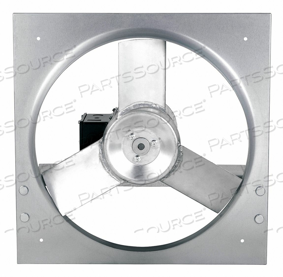 EXHAUST FAN, ASSEMBLED ASSEMBLED, BLADE DIAMETER 18 IN, BLADE MATERIAL ALUMINUM, DRIVE TYPE DIRECT DRIVE, DUCT DIAMETER 18 1/2 IN, EXHAUST A by DAYTON ELECTRIC MANUFACTURING CO