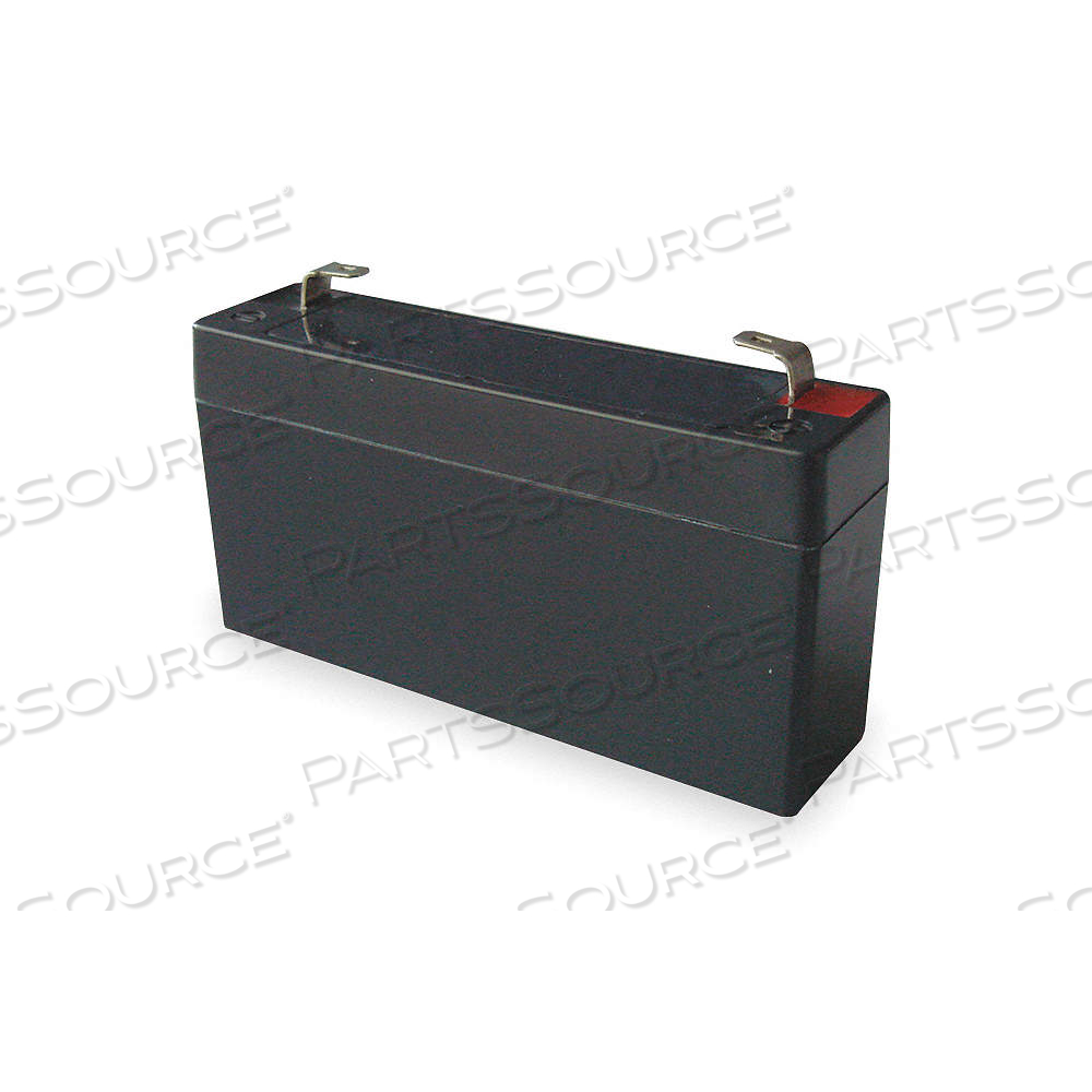 SEALED LEAD ACID BATTERY, 6V DC, 1.2 AH CAPACITY, 2.05 IN HT, 3.82 IN WD, ABS by Approved Vendor SEALED LEAD ACID BATTERY, 6V DC, 1.2 AH CAPACITY, 2.05 IN HT, 3.82 IN WD, ABS by Approved Vendor