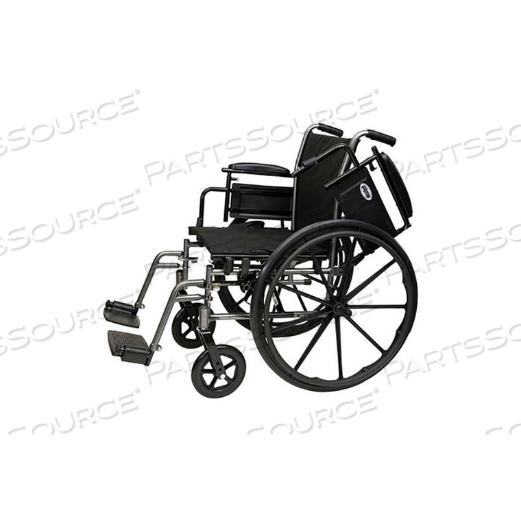 20" WHEELCHAIR WITH ELEVATING LEGRESTS 