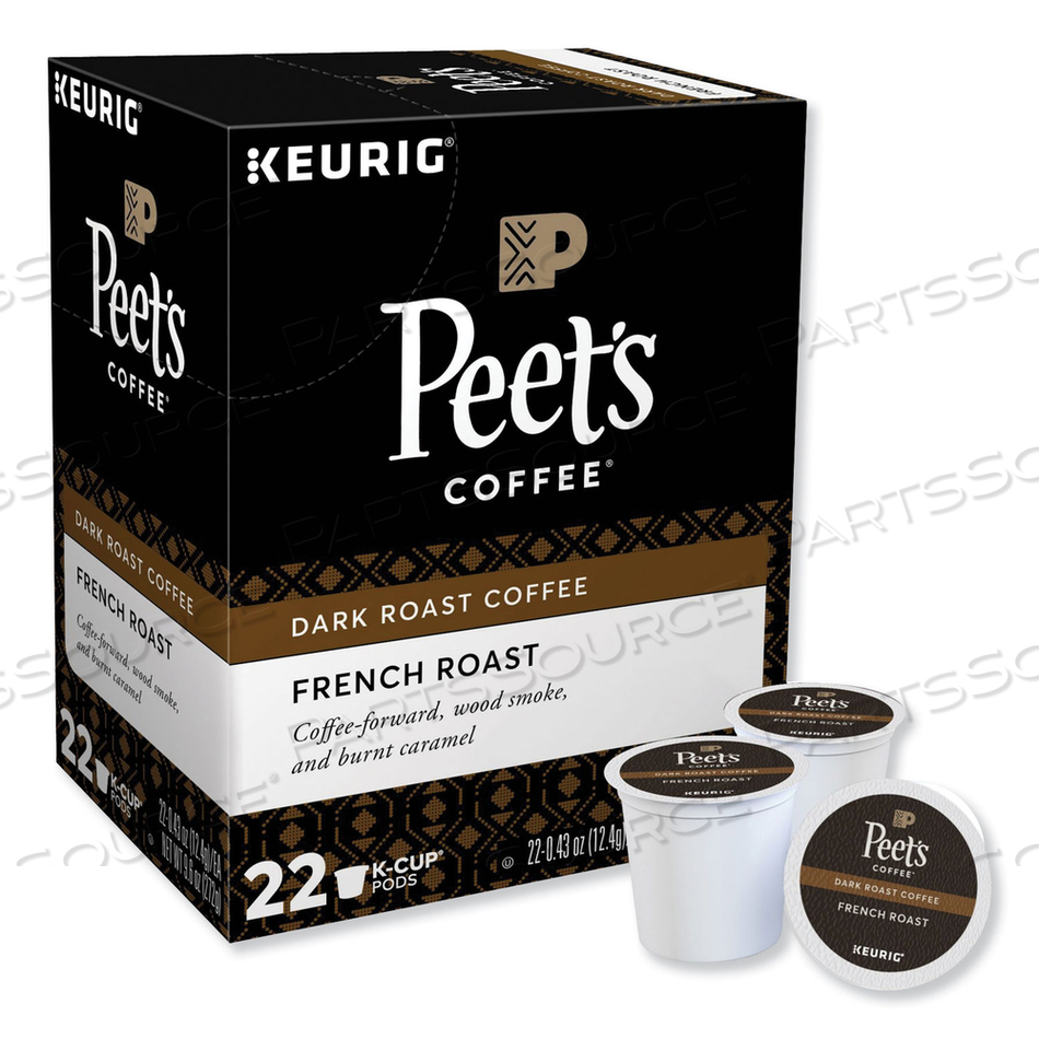 FRENCH ROAST COFFEE K-CUPS by Peet's Coffee & Tea FRENCH ROAST COFFEE K-CUPS by Peet's Coffee & Tea