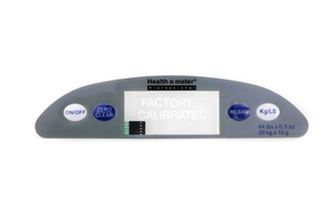 NAME PLATE KEYPAD FOR 553KL SCALE by Health O Meter Professional Scales