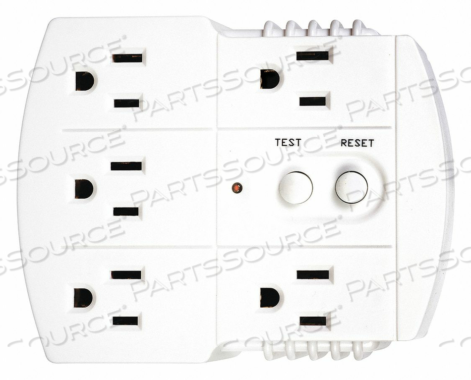 PLUG-IN GFCI W/O CORD 15A WHT 125V by Power First PLUG-IN GFCI W/O CORD 15A WHT 125V by Power First
