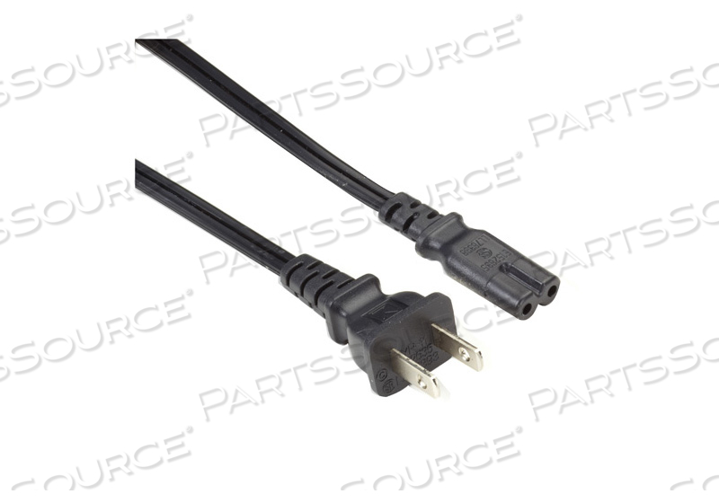 6-FT. POWER CORD, NEMA 1-15P TO IEC-60320-C7 