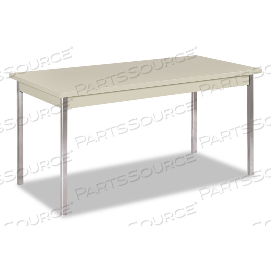 UTILITY TABLE, RECTANGULAR, 60W X 30D X 29H, LIGHT GRAY 