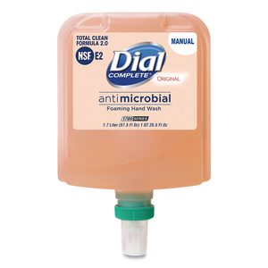 ANTIBACTERIAL FOAMING HAND WASH REFILL FOR DIAL 1700 DISPENSER, ORIGINAL, 1.7 L, 3/CARTON by Dial